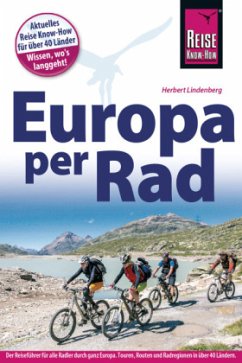 Reise Know-How Fahrradführer Europa per Rad - Lindenberg, Herbert