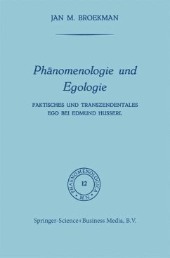Phänomenologie und Egologie (eBook, PDF) - Broekman, Frederik