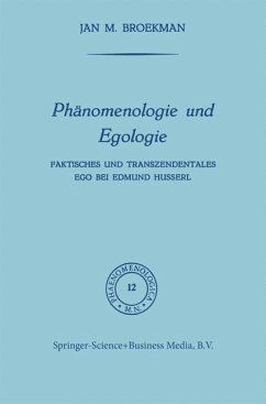 Cover Phänomenologie und Egologie (eBook, PDF)