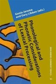 Phonological and Phonetic Considerations of Lexical Processing (eBook, PDF)