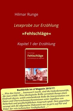Fehlschläge (Leseprobe) (eBook, ePUB) - Runge, Hilmar