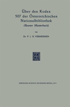 Über den Kodex 507 der Österreichischen Nationalbibliothek (eBook, PDF) - Vermeeren, P. J. H.