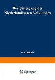 Der Untergang des Niederländischen Volksliedes (eBook, PDF)