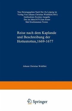 Reise nach dem Kaplande und Beschreibung der Hottentotten 1669-1677 (eBook, PDF) - Schreyer, K.