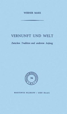 Vernunft und Welt (eBook, PDF) - Marx, W.