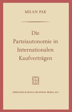 Cover Die Parteiautonomie in Internationalen Kaufverträgen (eBook, PDF)