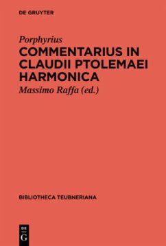 Commentarius in Claudii Ptolemaei Harmonica - Porphyrius