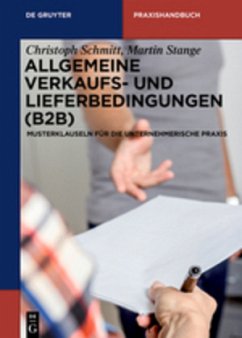 Allgemeine Verkaufs- und Lieferbedingungen (B2B) - Schmitt, Christoph;Stange, Martin