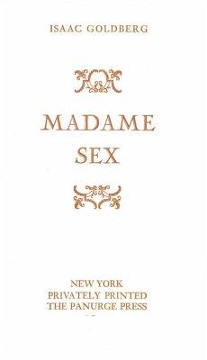 Madame Sex (eBook, ePUB) - Goldberg, Isaac