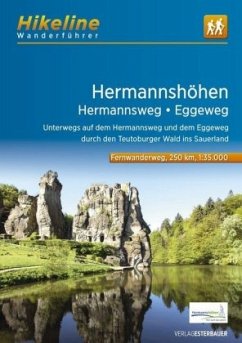 Hikeline Wanderführer Fernwanderweg Hermannshöhen, Hermannsweg, Eggeweg