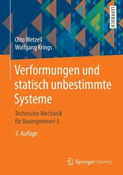 Verformungen und statisch unbestimmte Systeme - Wetzell, Otto W.;Krings, Wolfgang