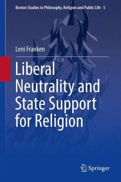 Liberal Neutrality and State Support for Religion - Franken, Leni