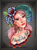 Marked in Ink: A Tattoo Coloring Book