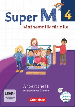 Super M4. Schuljahr - Westliche Bundesländer - Arbeitsheft mit interaktiven Übungen auf scook.de - Viseneber, Gabriele;Ranft, Ariane;Frost, Mirjam;Manten, Ursula