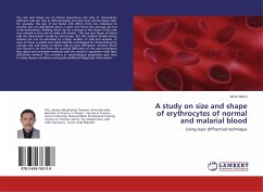 A study on size and shape of erythrocytes of normal and malarial blood
