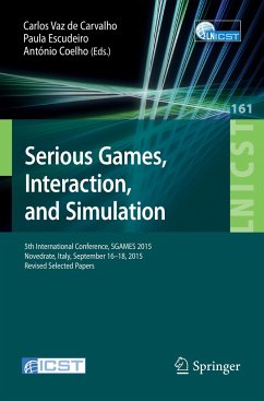 Serious Games, Interaction, and Simulation