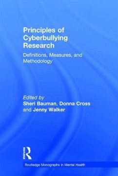 Principles of Cyberbullying Research