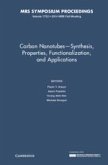 Carbon Nanotubes - Synthesis, Properties, Functionalization, and Applications: Volume 1752