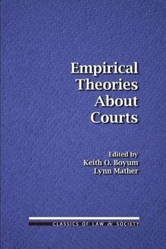 Empirical Theories About Courts - Mather, Lynn