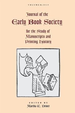 Journal of the Early Book Society Vol 18