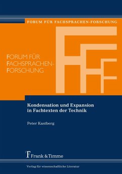 Kondensation und Expansion in Fachtexten der Technik - Kastberg, Peter