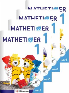 Mathetiger 1 - Jahreszeiten-Hefte (4 Hefte). Neubearbeitung - Laubis, Thomas