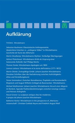 Aufklärung, Band 27: Winckelmann (eBook, PDF)