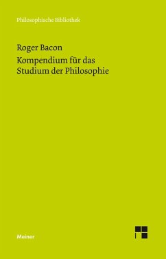 Kompendium für das Studium der Philosophie (eBook, PDF) - Bacon, Roger