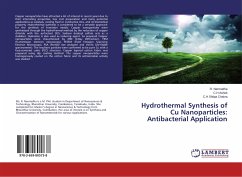 Hydrothermal Synthesis of Cu Nanoparticles: Antibacterial Application - Narmadha, R.;Ashok, C.H;Shilpa Chakra, C.H