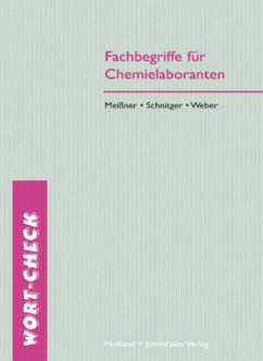 Cover Fachbegriffe für Chemielaboranten