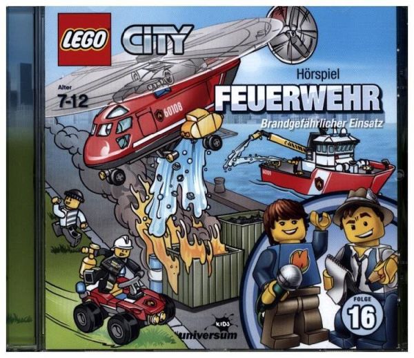 Feuerwehr / LEGO City Bd.16 (1 Audio-CD) - Lego City - Hörbücher portofrei  bei bücher.de
