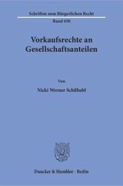 Cover Vorkaufsrechte an Gesellschaftsanteilen