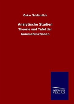 Analytische Studien - Schlömilch, Oskar