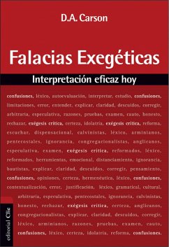 Cover Falacias exegéticas (eBook, ePUB)