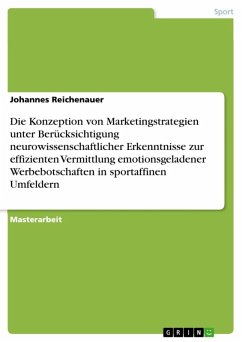 Die Konzeption von Marketingstrategien unter Berücksichtigung neurowissenschaftlicher Erkenntnisse zur effizienten Vermittlung emotionsgeladenerWerbebotschaften in sportaffinen Umfeldern (eBook, ePUB) - Reichenauer, Johannes