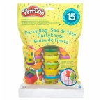 Hasbro 18367EU4 - Play-Doh Partyknete, Set mit 15 Dosen Knete à 28g und Sticker, Knete