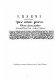 ESSENI - Quod omnis probus - Filone Alessandrino (eBook, PDF)