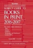 Subject Guide to Books in Print - 6 Volume Set, 2016/17