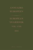 European Yearbook / Annuaire Européen, Volume 62 (2014)