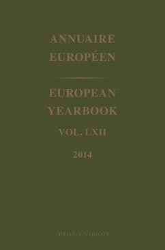 European Yearbook / Annuaire Européen, Volume 62 (2014)