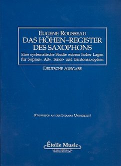 Saxophone High Tones - German Edition Cover Saxophone High Tones - German Edition