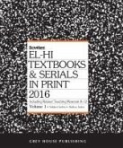 El-Hi Textbooks & Serials in Print - 2 Volume Set, 2016