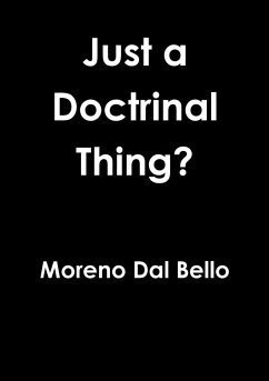 Just a Doctrinal Thing? - Dal Bello, Moreno