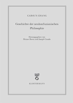 Cover Geschichte der neukonfuzianischen Philosophie