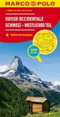 MARCO POLO Karte Schweiz - Westlicher Teil; Suisse occidentale / Svizzera occidentale / Western Switzerland