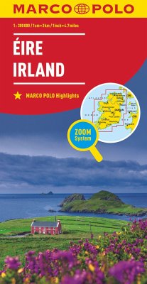MARCO POLO Länderkarte Irland 1:300.000. Éire / Ireland / Irlande
