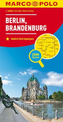 MARCO POLO Regionalkarte Deutschland 04 Berlin, Brandenburg 1:200.000. Berlin, Brandenbourg