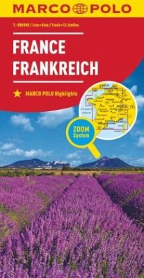 France Marco Polo Map\France - MARCO POLO Länderkarte MARCO POLO Länderkarte Frankreich 1:800 000 1:800.000. France