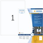 Herma Outd. Klebef.Etik. 210X297 weiß 50 Bl. DIN A4 50 Stück 9501