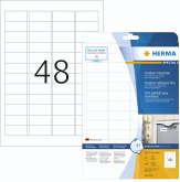 Herma Outd. Folie Etik.45,7x21,2 w. 10 Bl. DIN A4 480 Stück 9531 Herma Outd. Folie Etik.45,7x21,2 w. 10 Bl. DIN A4 480 Stück 9531